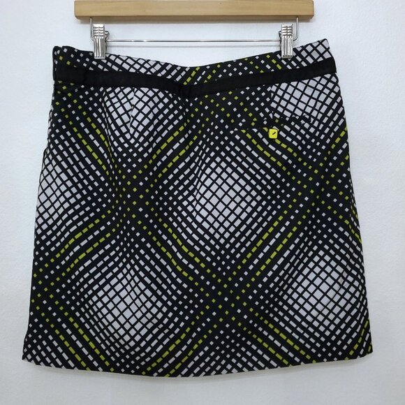 EP Pro Geometric 18" Women's Tennis Pickle Ball Golf Athletic Skirt Skort - 8 - Picture 5 of 16